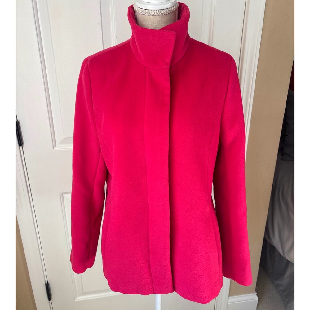 LANDS END Hot Pink "Barbie" Coat Size 10